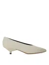 Isabel Marant Leather Ebisa Pumps In White