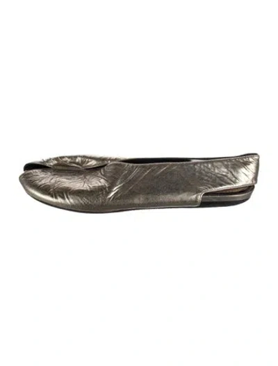 Pre-owned Isabel Marant Leather Flats In Gold