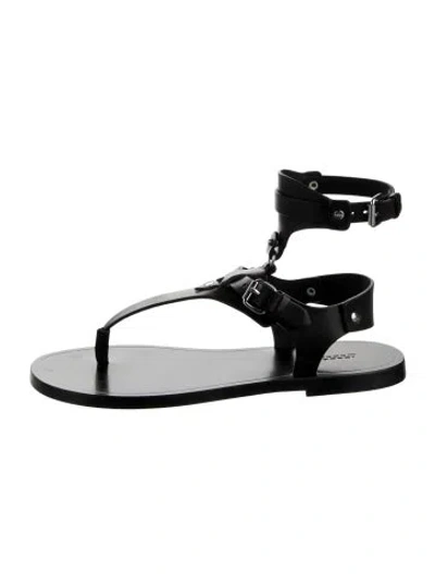 Pre-owned Isabel Marant Leather Gladiator Sandals In Multi