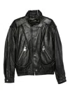 Isabel Marant Carole Leather Jacket In Black