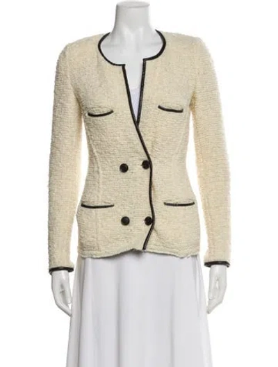 Pre-owned Isabel Marant Leather Jacket In Neutral
