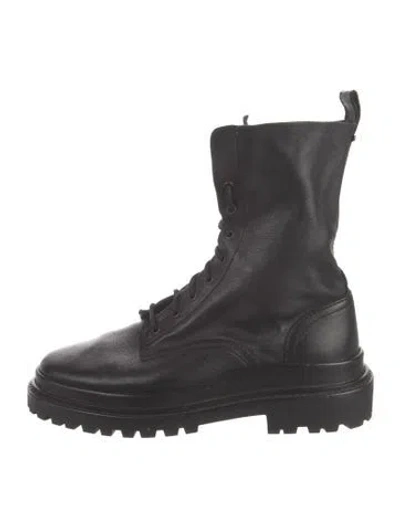 Pre-owned Isabel Marant Leather Lace-up Boots In Black