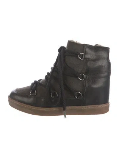 Pre-owned Isabel Marant Leather Lace-up Boots In Multi