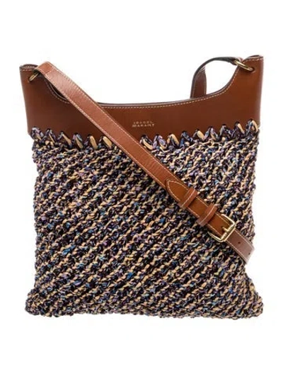 Pre-owned Isabel Marant Leather Messenger Bag In Multicolor
