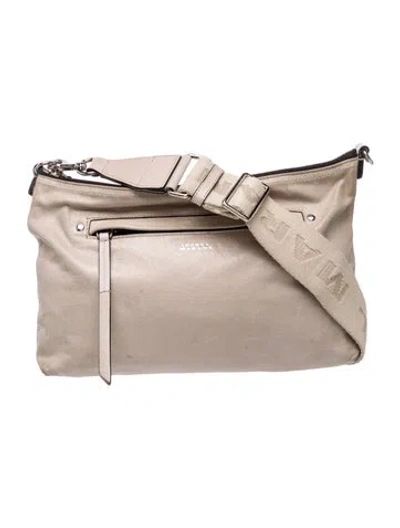 Pre-owned Isabel Marant Leather Messenger Bag In Neutrals