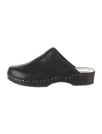 Pre-owned Isabel Marant Leather Mules In Black