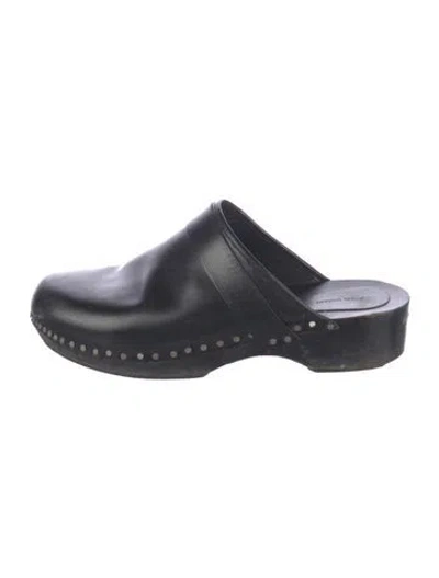Pre-owned Isabel Marant Leather Mules In Black