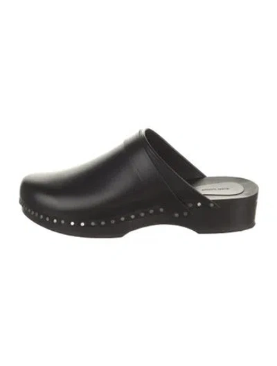 Pre-owned Isabel Marant Leather Mules In Black