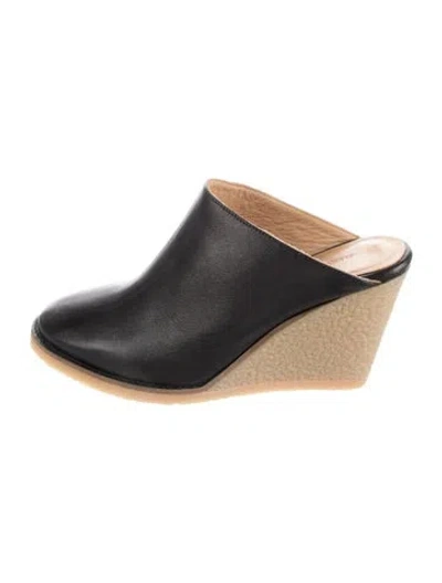 Pre-owned Isabel Marant Leather Mules In Black