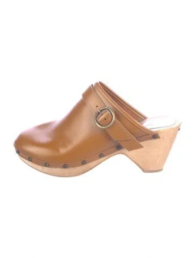 Pre-owned Isabel Marant Leather Mules In Brown