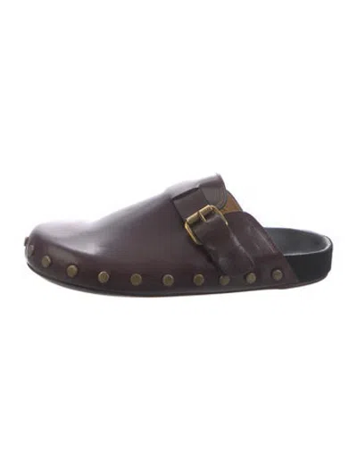 Pre-owned Isabel Marant Leather Mules In Brown
