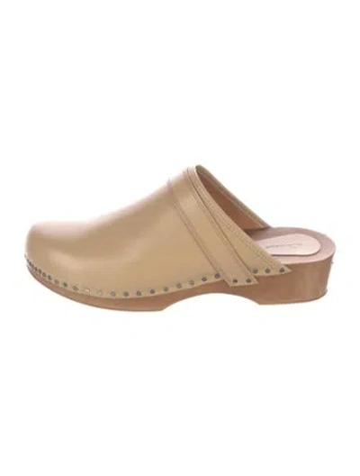 Pre-owned Isabel Marant Leather Mules In Neutrals
