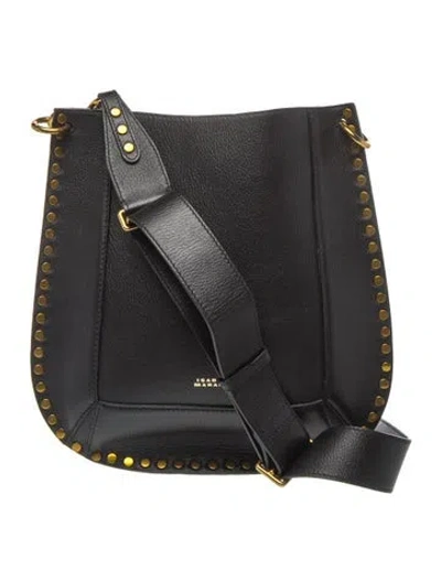 Pre-owned Isabel Marant Leather Oskan Medium In Black