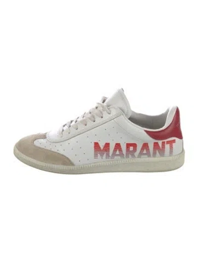 Pre-owned Isabel Marant Leather Printed Sneakers In Multi