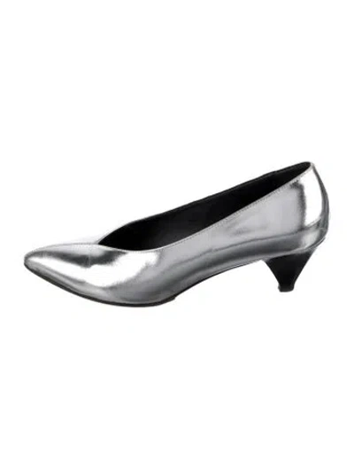 Pre-owned Isabel Marant Leather Pumps In Silver