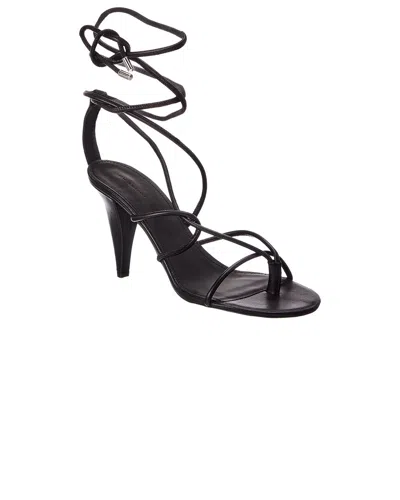 Isabel Marant Leather Sandal In Black