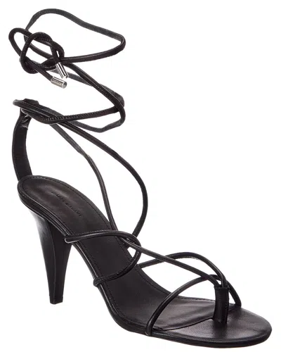 Isabel Marant Leather Sandal In Black