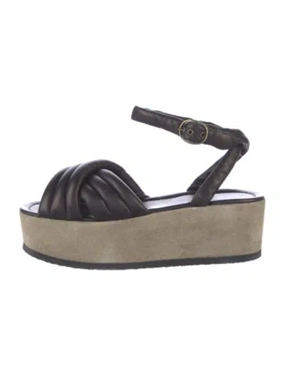 Pre-owned Isabel Marant Leather Sandals In Black