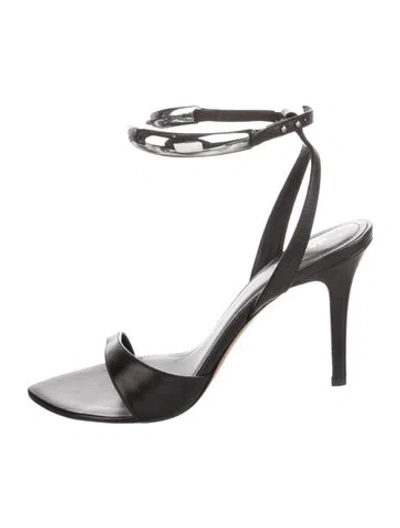 Pre-owned Isabel Marant Leather Sandals In Black