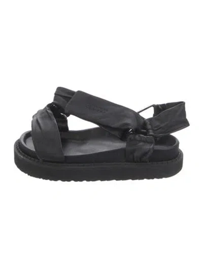 Pre-owned Isabel Marant Leather Sandals In Black