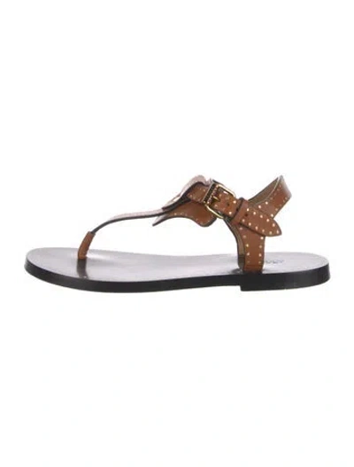 Pre-owned Isabel Marant Leather Sandals In Brown