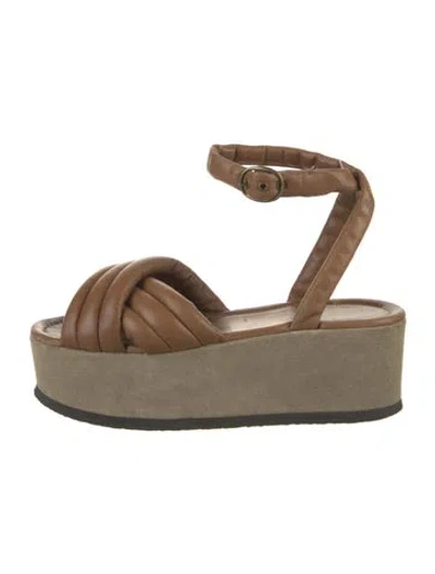 Pre-owned Isabel Marant Leather Sandals In Brown