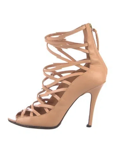 Pre-owned Isabel Marant Leather Sandals In Neutrals