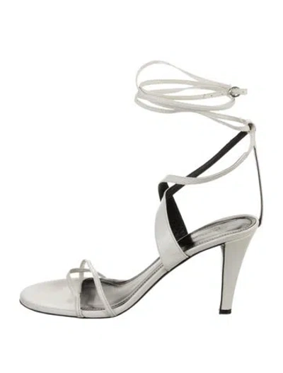 Pre-owned Isabel Marant Leather Sandals In White