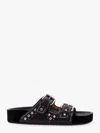 Isabel Marant Leather Sandals With All-over Stud Detail