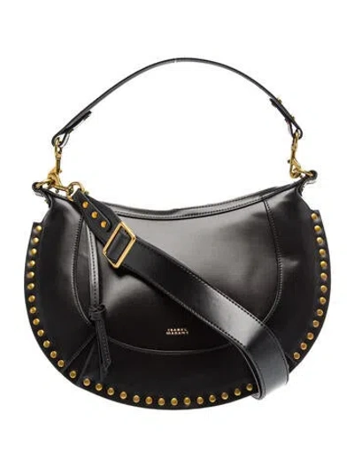 Pre-owned Isabel Marant Leather Shoulder Bag In Black
