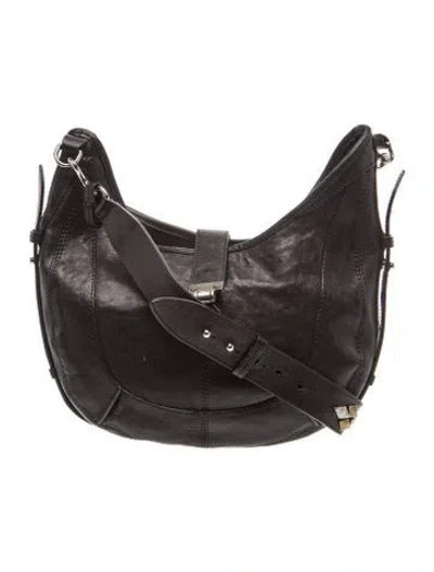 Pre-owned Isabel Marant Leather Shoulder Bag In Black