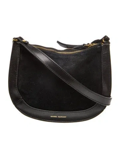 Pre-owned Isabel Marant Leather Shoulder Bag In Black