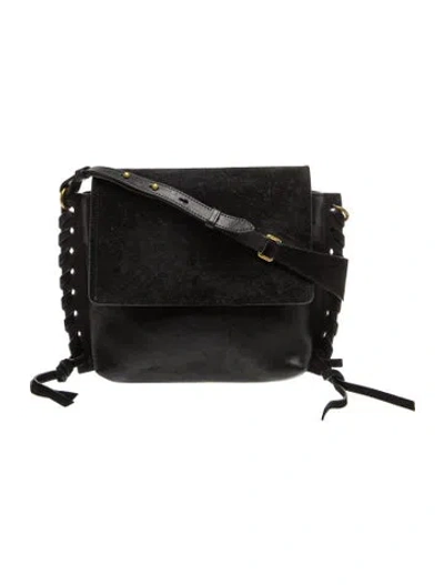 Pre-owned Isabel Marant Leather Shoulder Bag In Black
