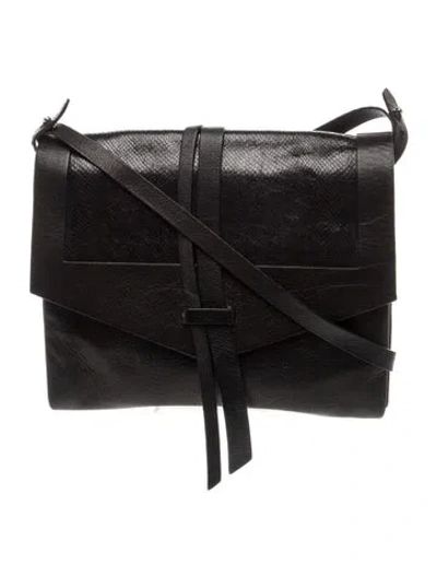 Pre-owned Isabel Marant Leather Shoulder Bag In Black