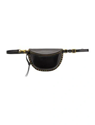 Pre-owned Isabel Marant Leather Shoulder Bag In Black