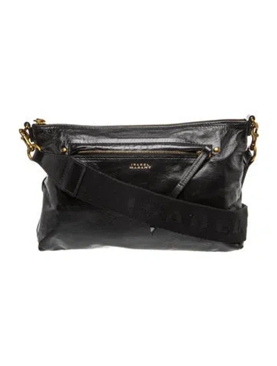 Pre-owned Isabel Marant Leather Shoulder Bag In Black