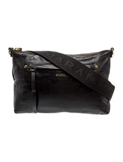 Pre-owned Isabel Marant Leather Shoulder Bag In Black
