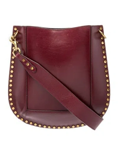 Pre-owned Isabel Marant Leather Shoulder Bag In Burgundy