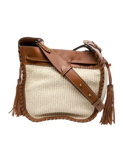 Pre-owned Isabel Marant Leather Shoulder Bag In Neutral