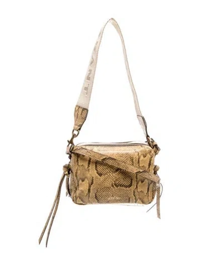 Pre-owned Isabel Marant Leather Shoulder Bag In Neutral