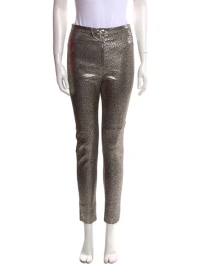 Pre-owned Isabel Marant Leather Skinny Leg Pants