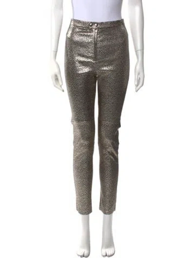 Pre-owned Isabel Marant Leather Skinny Leg Pants