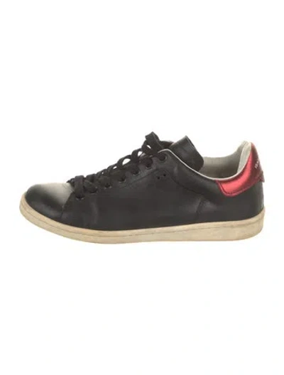 Pre-owned Isabel Marant Leather Sneakers In Black