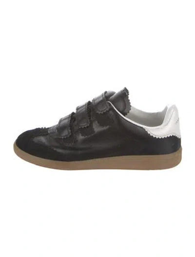 Pre-owned Isabel Marant Leather Sneakers In Black