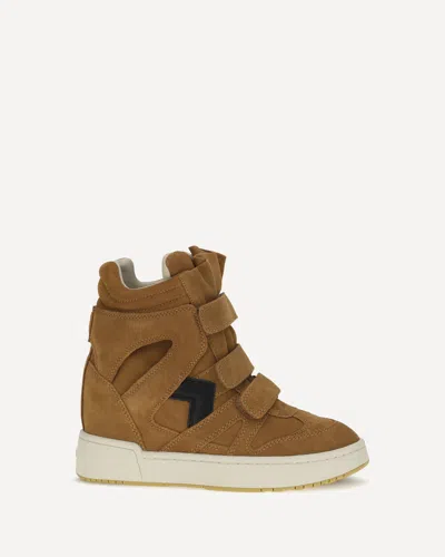 Isabel Marant Leather Sneakers In Brown