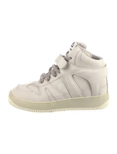 Pre-owned Isabel Marant Leather Sneakers In Gray