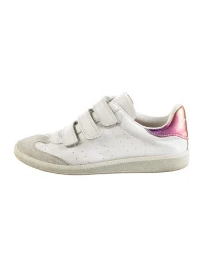 Pre-owned Isabel Marant Leather Sneakers In Neutrals