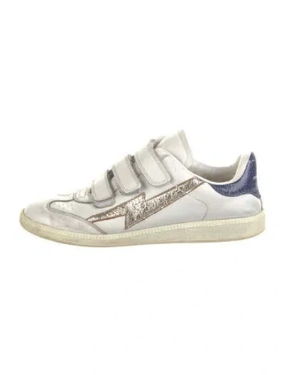 Pre-owned Isabel Marant Leather Sneakers In White