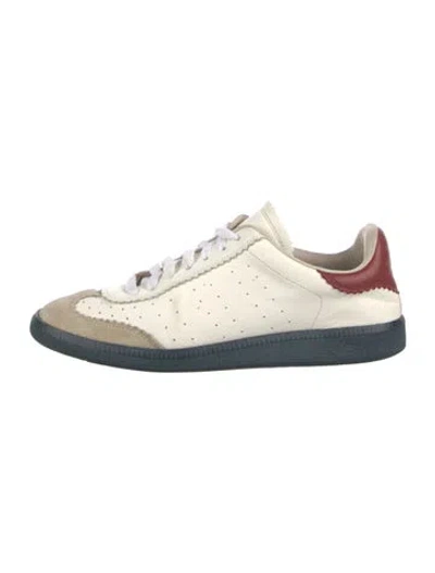 Pre-owned Isabel Marant Leather Sneakers In White