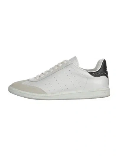 Pre-owned Isabel Marant Leather Sneakers In White